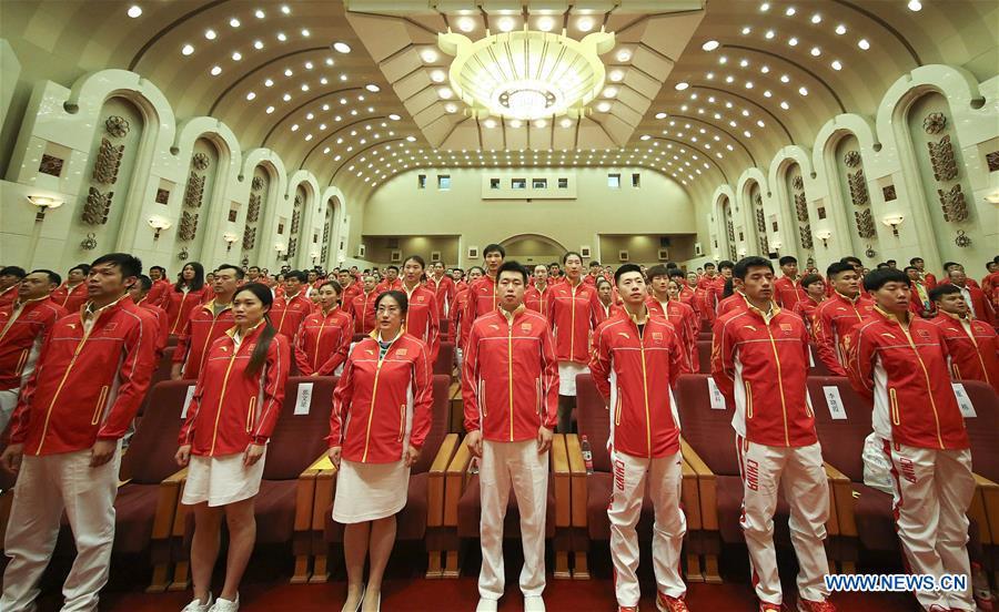 Llega a Brasil el primer grupo de atletas chinos (Foto de archivo)