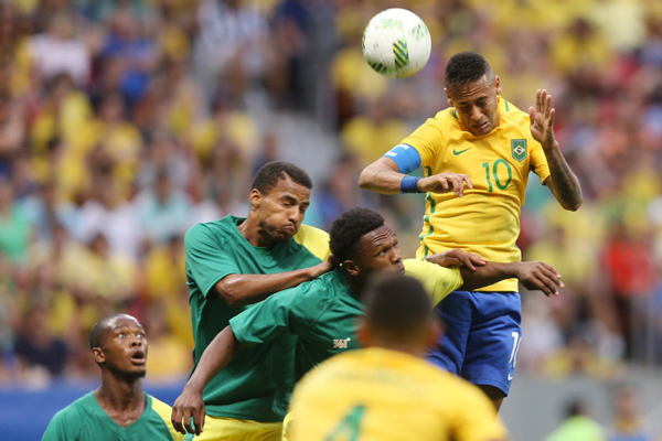 Brasil decepciona con un empate sin goles en su estreno ante Sud&aacute;frica
