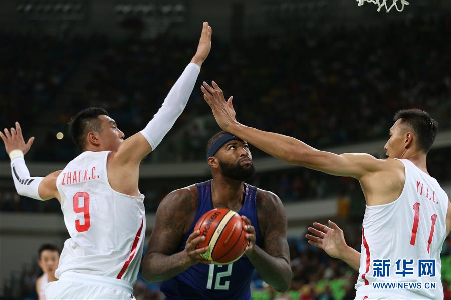 奥运会男篮小组赛:中国62比119不敌美国(图)_
