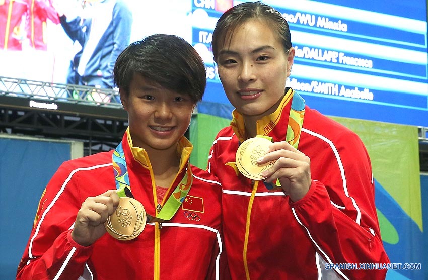 R&iacute;o 2016: China gana primera medalla de oro en clavados en JJOO de R&iacute;o