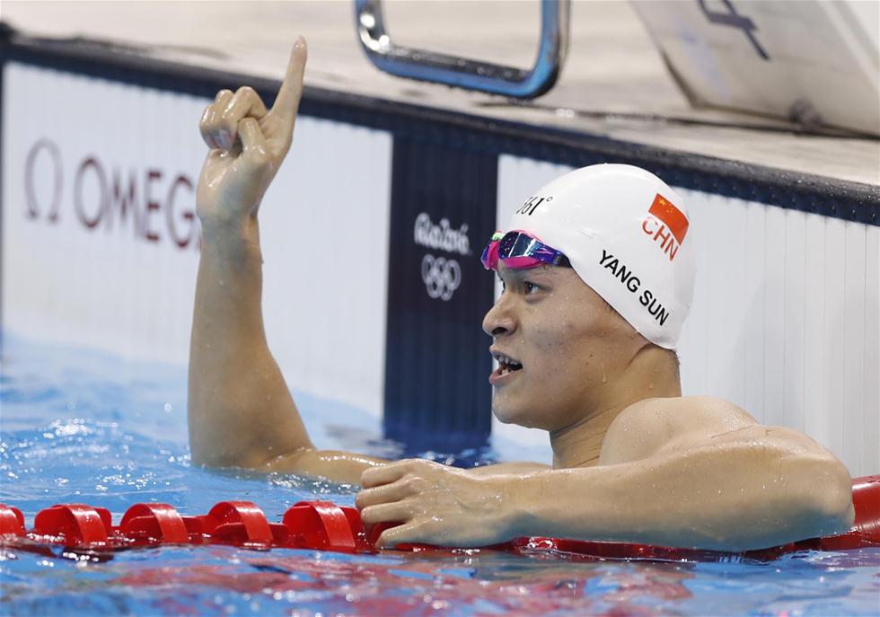 R&iacute;o 2016: Sun Yang quiere reinar en el Olimpo y avanza a final con mejor crono