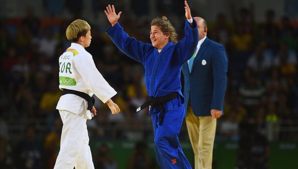 Pareto，primera judoka argentina que logra un oro ol&iacute;mpico