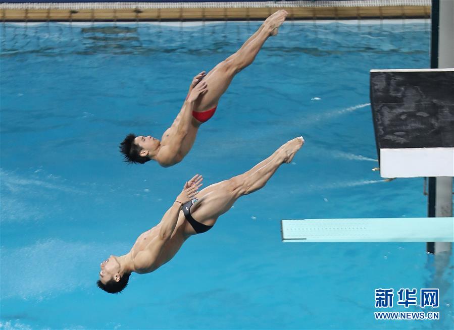 China aspira a cuarto oro en saltos sincronizados con dupla masculina formada por Qin Kai y Cao Yuan