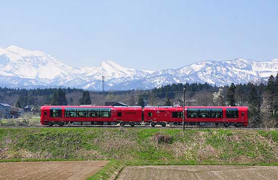 Passengers in Japan will be able to enjoy the beauty in all of its glory thanks to a train that has huge windows instead of walls. 