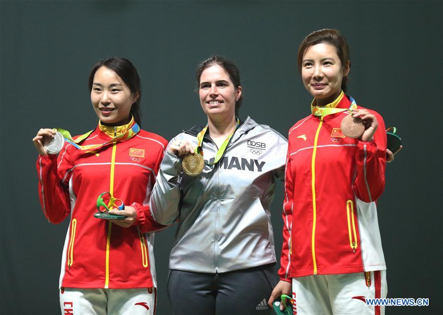 Alemania alcanza la medalla de oro en 50m rifle 3 posiciones femenino
