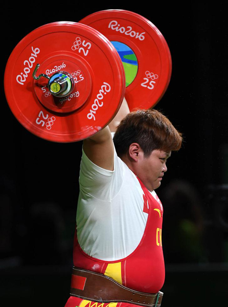 R&iacute;o 2016: Meng Suping consigue oro para China en halterofilia de 75 kilogramos femenino