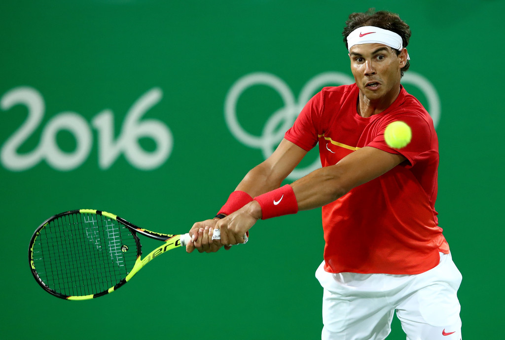 Rafa Nadal se ti&ntilde;e nuevamente de dorado en R&iacute;o 2016