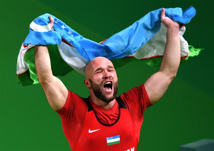 R&iacute;o 2016: Ruslan Nurudinov da a Uzbekist&aacute;n su primer oro en halterofilia