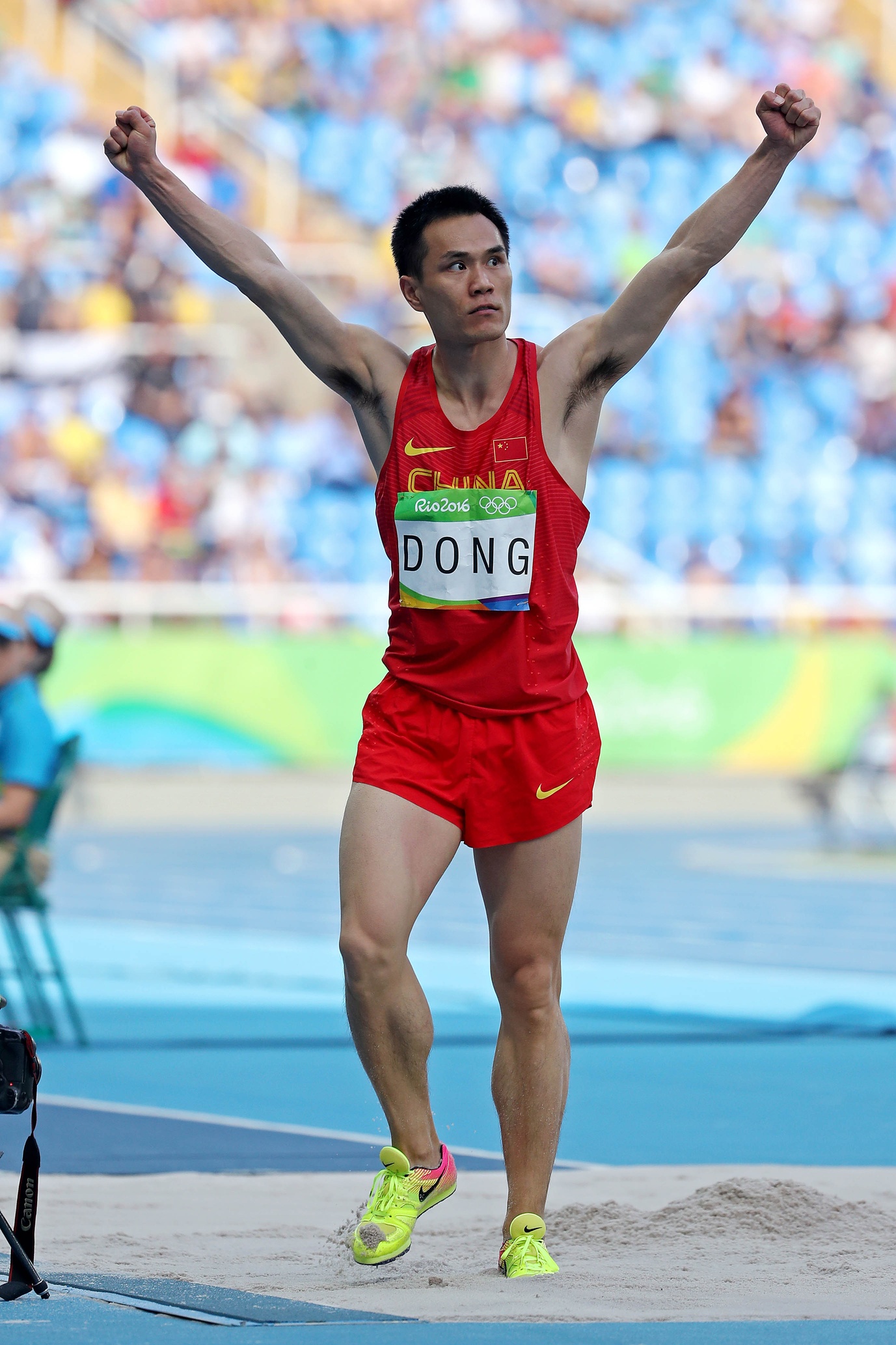 [高清组图]男子三级跳远董斌摘铜 美国包揽金银