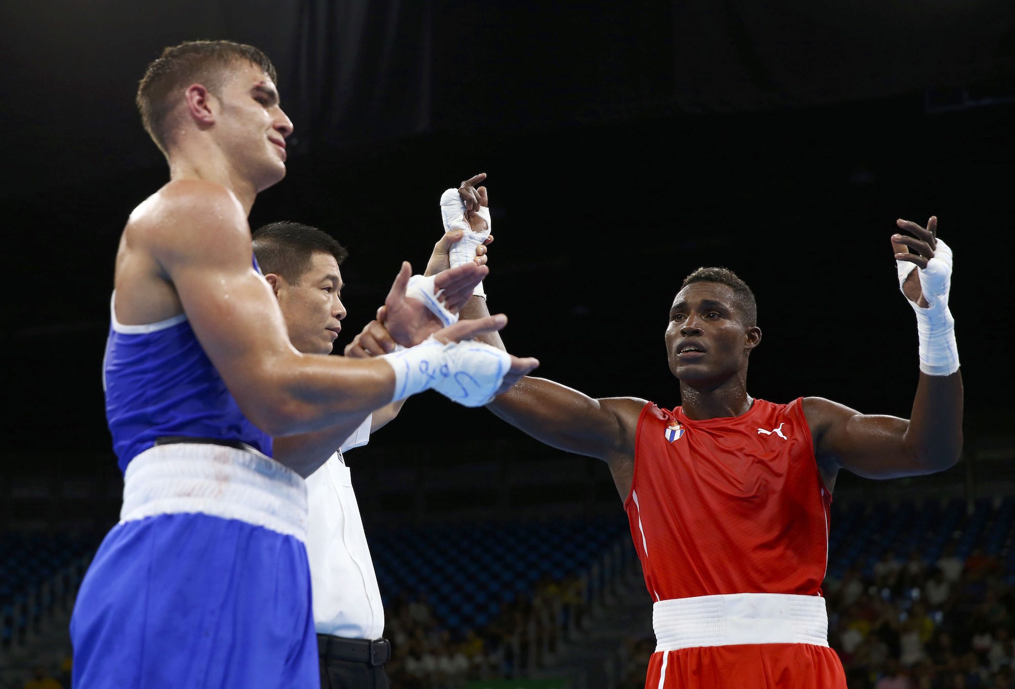 R&iacute;o 2016-Boxeo (m): Cuba cifra en los pu&ntilde;os Julio C&eacute;sar La Cruz sus esperanzas de oro en el ring carioca (Foto de archivo)
