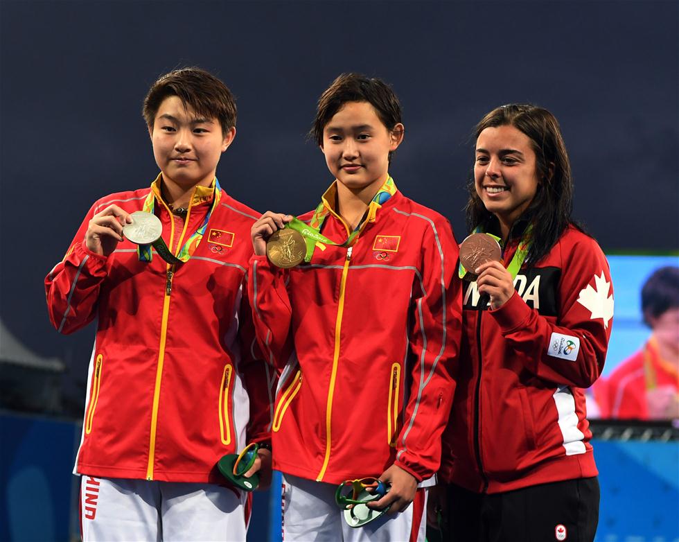 Ren Qian da a China su sexto oro de R&iacute;o 2016 en clavados desde la plataforma de 10 metros