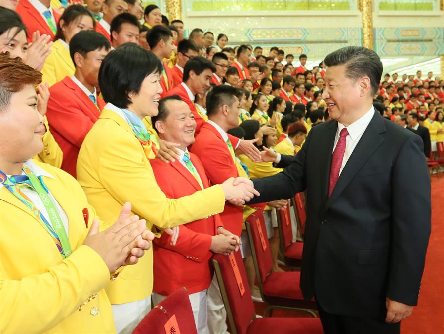 Xi Jinping se reúne con delegación olímpica china