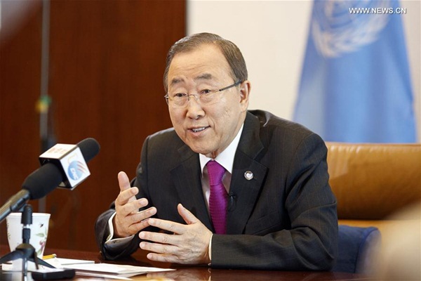 الأمين العام للأمم المتحدة بان كي- مون