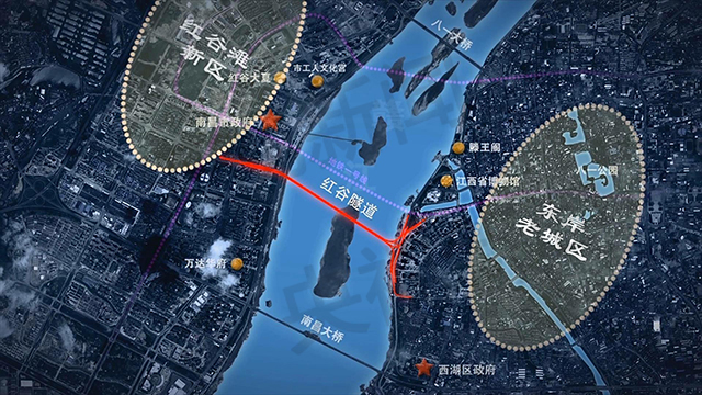 国内江河最长最大沉管隧道南昌红谷隧道主体工