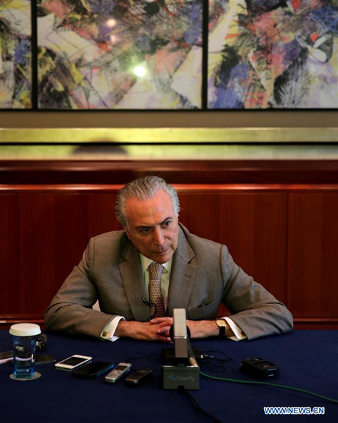 Michel Temer cree que en la Cumbre del G20 de Hangzhou se conseguirán resultados aún más prósperos