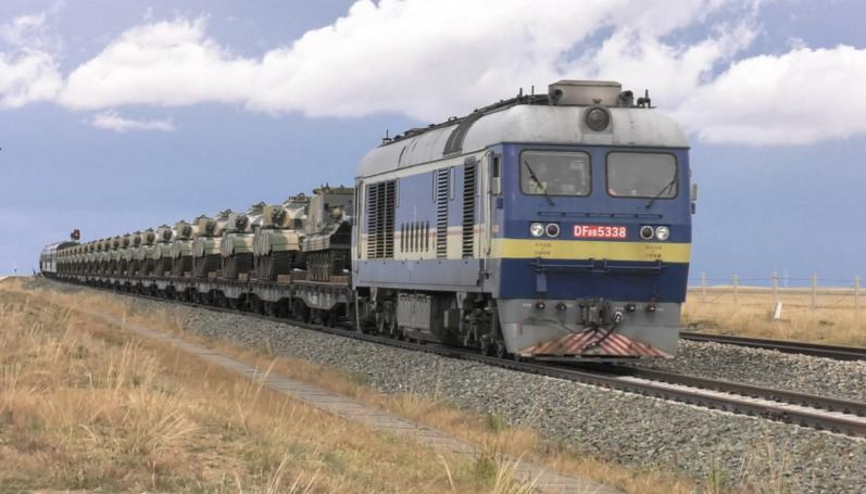 跨越-2016朱日和E 真打实练 参演部队从渤海