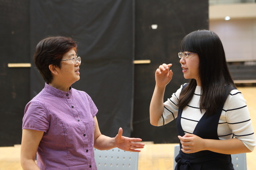 方志敏曾孙女探班歌剧《方志敏》