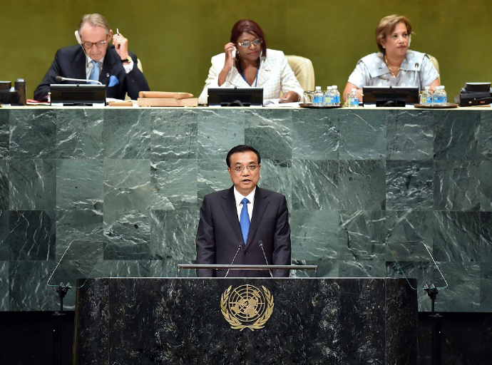 PM chino presenta planes para implementar agenda de desarrollo sostenible