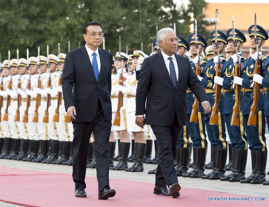  China y Portugal prometieron modernizar su cooperaci&oacute;n econ&oacute;mica a trav&eacute;s de la ampliaci&oacute;n del comercio y las inversiones y de la exploraci&oacute;n de terceros mercados.（Xinhua/Wang Ye）