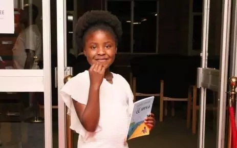 A seven-year-old South African has made history - as the youngest published author in Africa. Michelle Nkamankeng