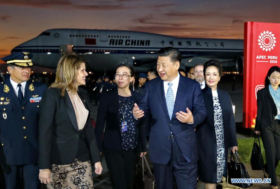 Xi Jinping au Pérou pour une réunion de l