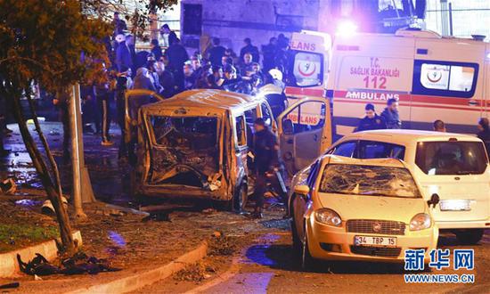 Turkey declared a day of national mourning on Sunday for the victims of twin bombing attacks that hit central Istanbul overnight and left 38 dead.