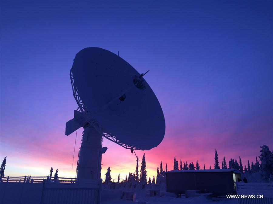 Chinese satellite store dish