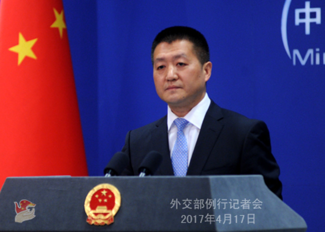 The United States is welcome to play a positive role in peacefully resolving the Korean Peninsula nuclear issue, said Foreign Ministry spokesman Lu Kang on Monday.