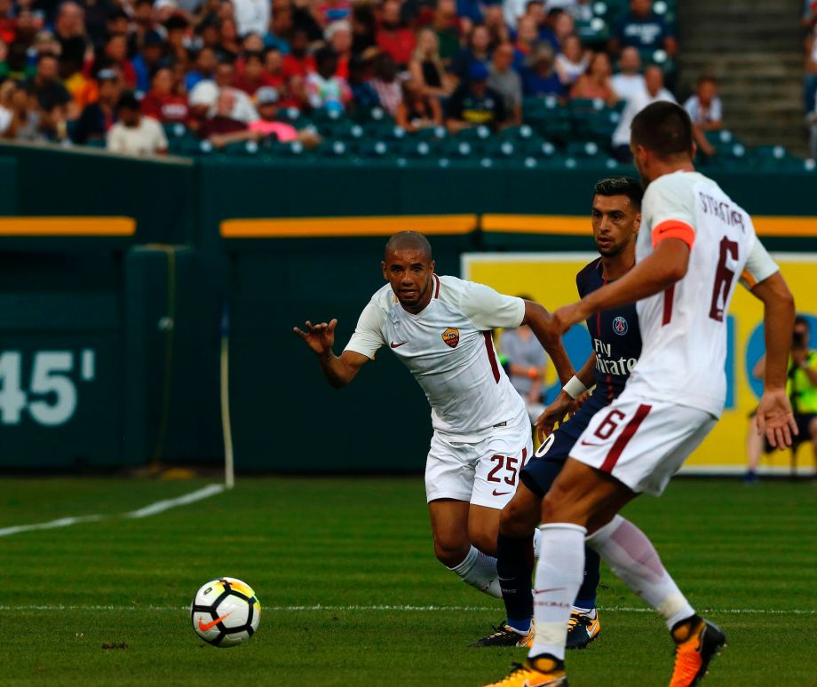 国际冠军杯巴黎圣日耳曼6-4胜罗马 积极拼抢_