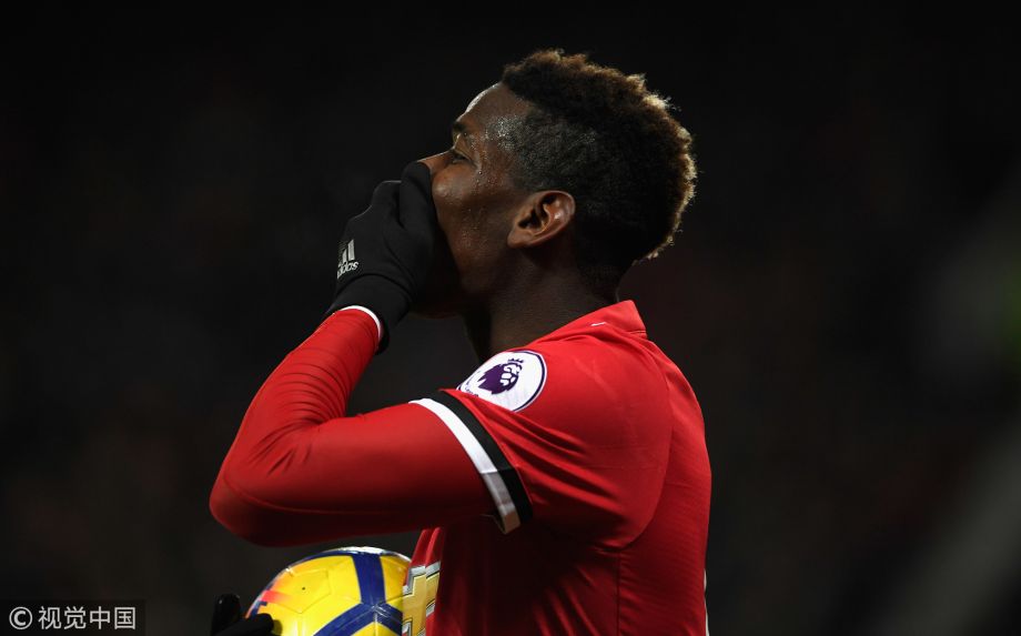 英超-曼联2-2绝平伯恩利 博格巴遗憾捂脸