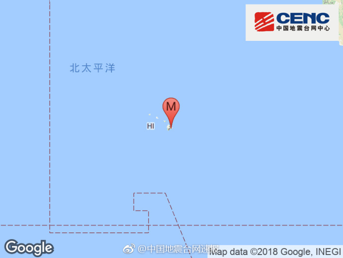 美国夏威夷州发生6.9级地震