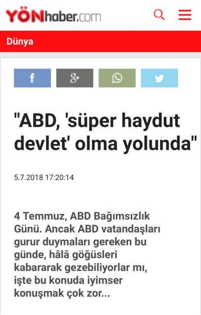 土耳其方向电台网站2018年7月5日转发