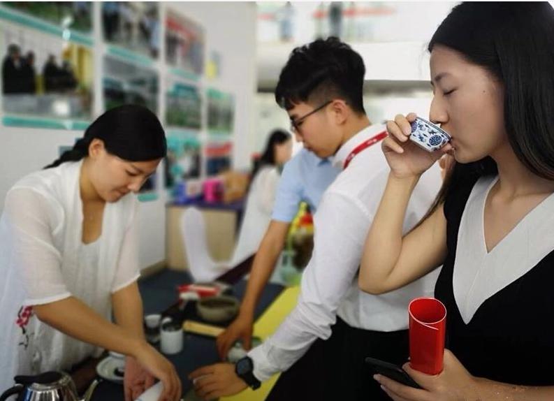 品尝平邑金银花茶