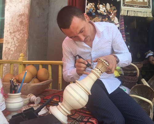 改造后的喀什古城