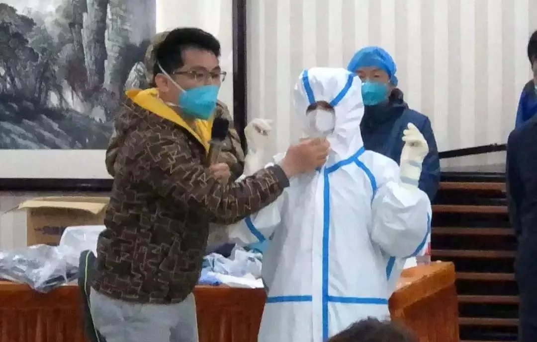 『医疗队』【你有多美】进舱了，加油干！ | 国家中医医疗队一线抗疫实录