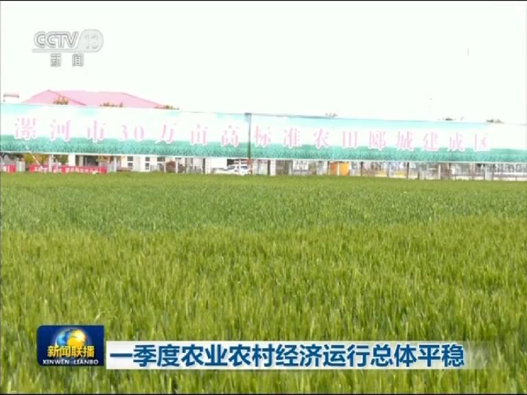 『农村经济』一季度农业农村经济运行总体平稳