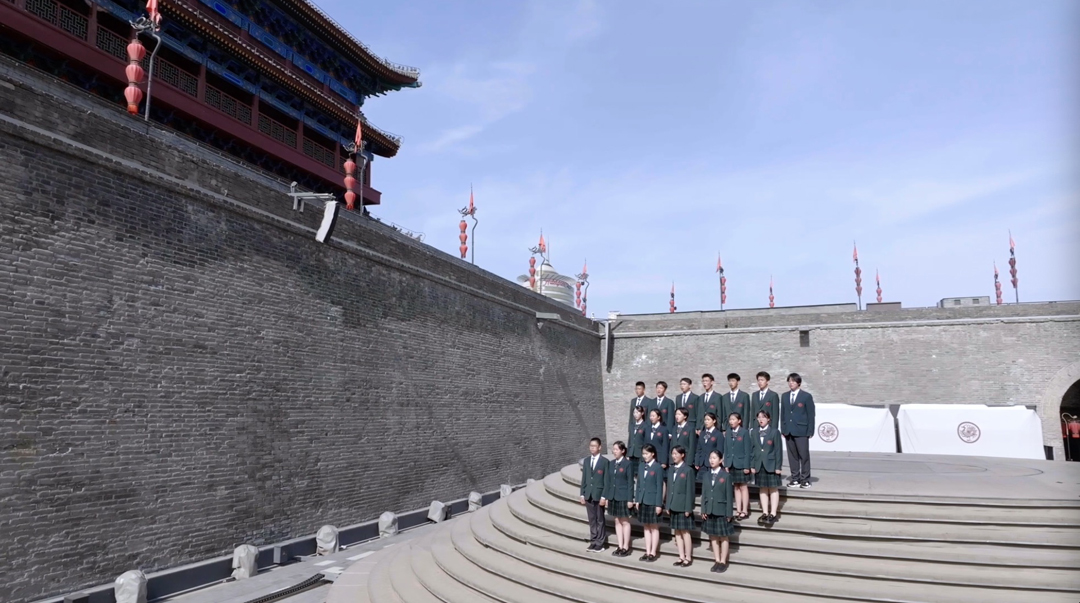 西安二中學生合唱《鬆花江上》