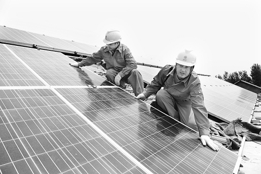 德州首例家庭光伏发电站正式并网