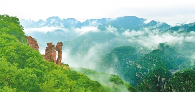母亲节,带妈妈去黛眉山看风车
