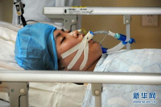 Zhang Lili in hospital