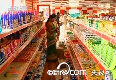Inde&nbsp;:&nbsp;supermarché&nbsp;flottant