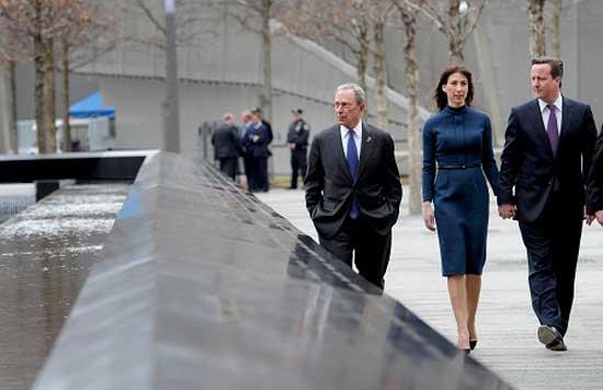 british pm visits 9\/11 site in new york cctv news