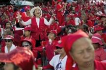 Thai "red shirts" rally in Bangkok