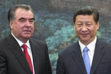 Xi Jinping meets Tajik president