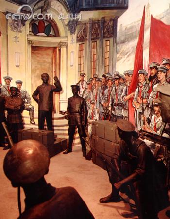 八一南昌起义场景局部