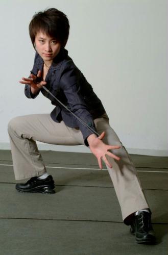 猫耳宝贝,真名蒋璐霞,全国少林拳武术冠军,国家武英级健将,国家一级