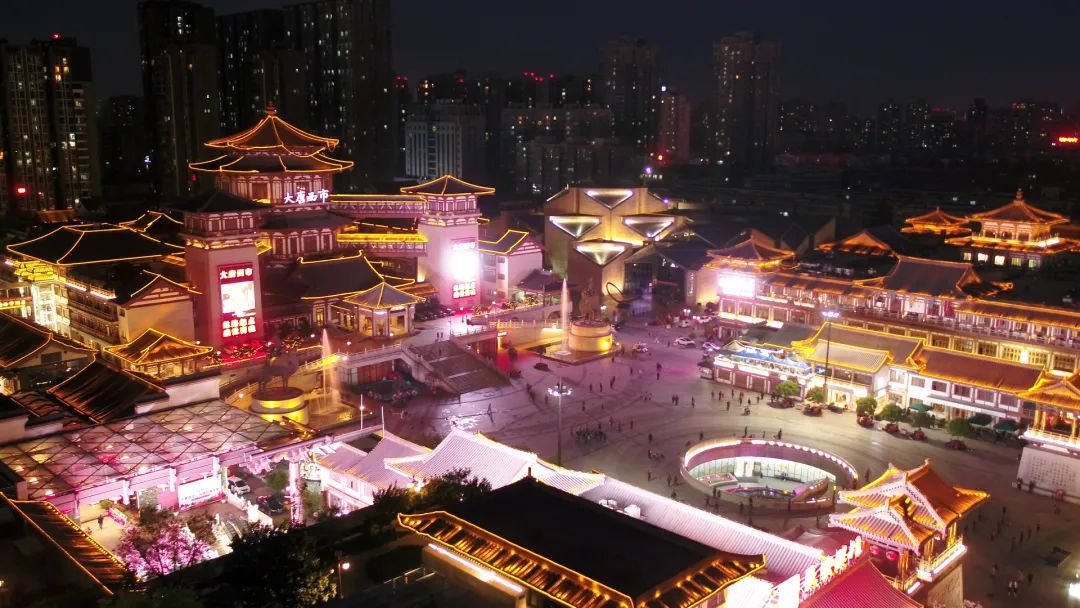 唐风古韵,丝路风情,大唐西市丝路文旅小镇坐落于陕西西安唐长安西市