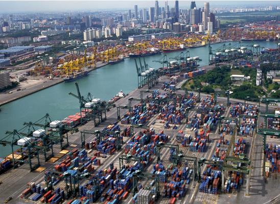 新加坡港口(图片来源:新加坡港务集团)