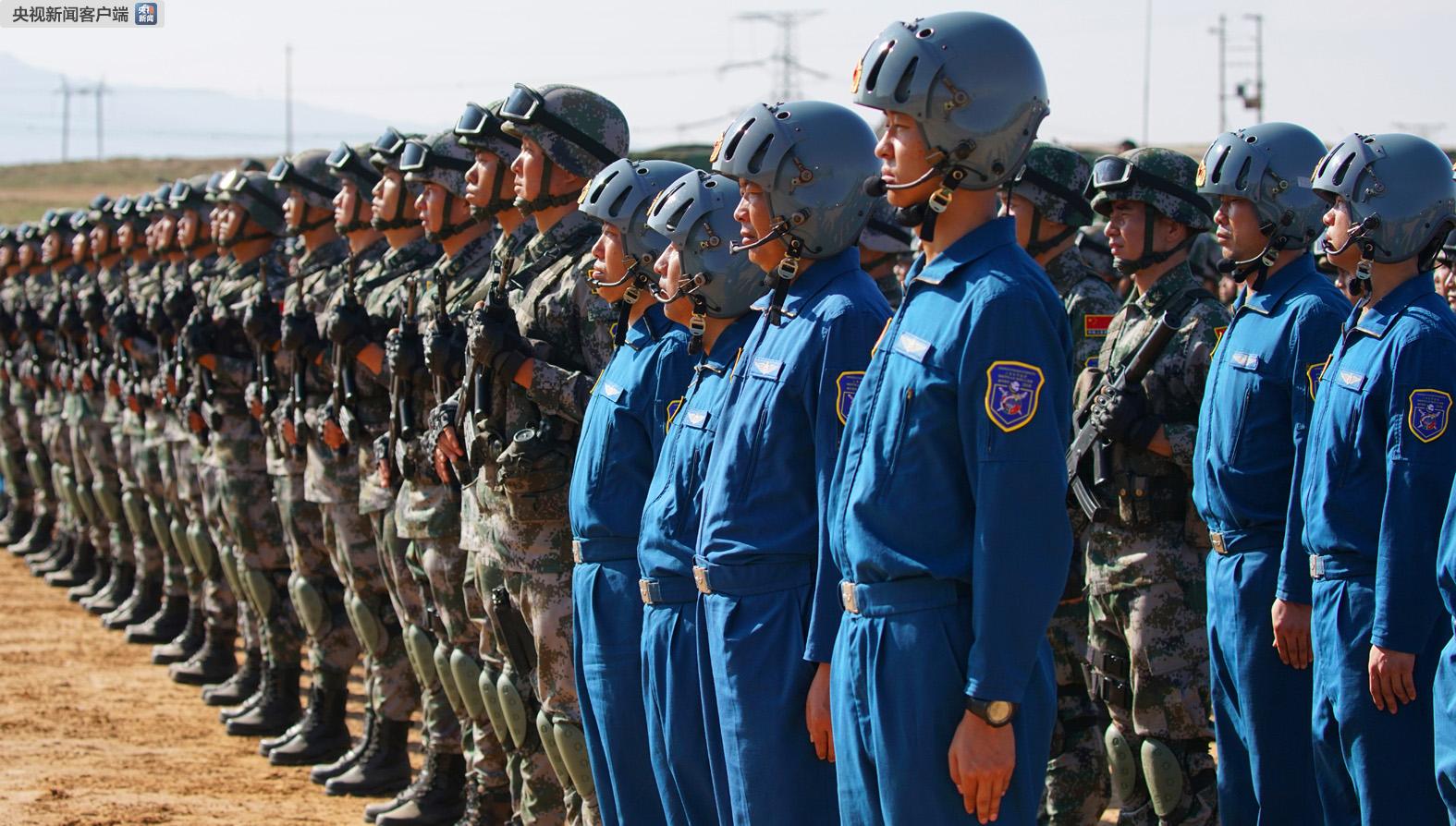 "和平使命-2018"中方参演人员全部抵达军演地域