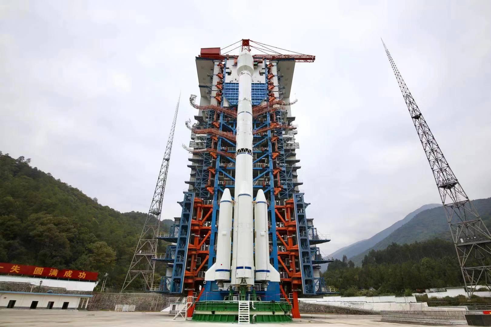 长三甲火箭家族中的长征三号乙运载火箭北斗卫星导航系统:目前北斗